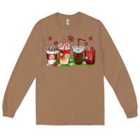 Toasted Coconut coffee cups lady bug with daisies Long Sleeve Tee - texasbilliewilder