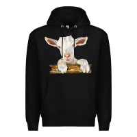 Black baby cashmere goat Premium Hoodie - LillyAllenDesigns