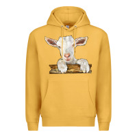 Mustard baby cashmere goat Premium Hoodie - LillyAllenDesigns
