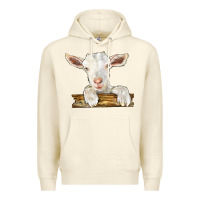 Sandshell baby cashmere goat Premium Hoodie - LillyAllenDesigns