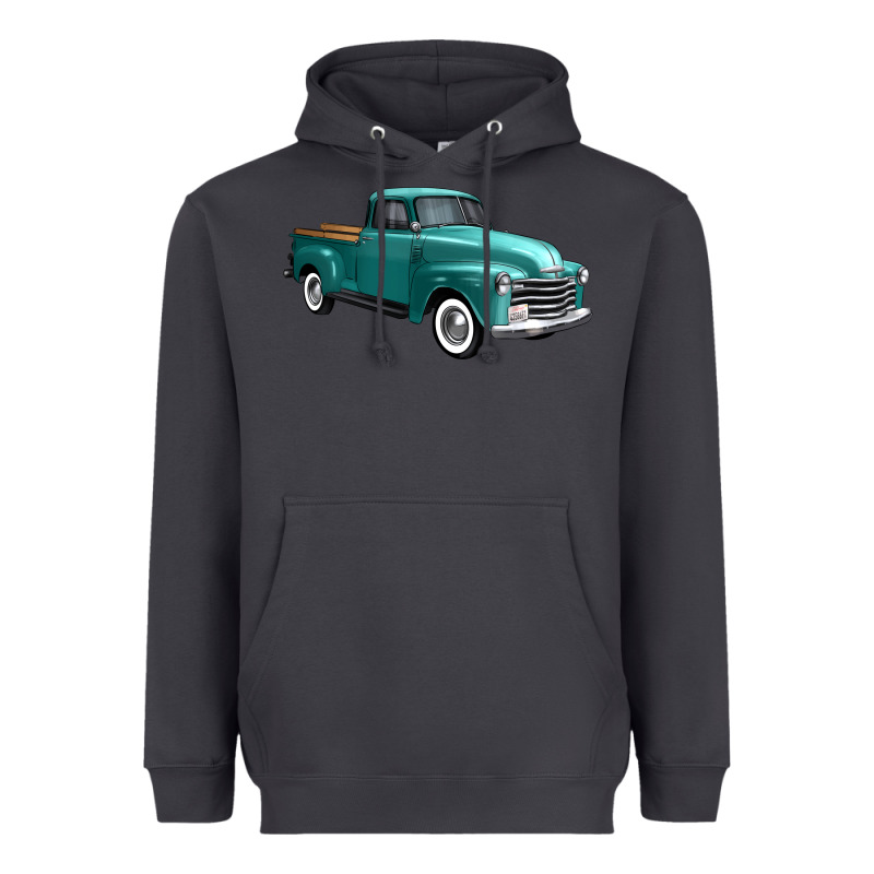 Western Truck Right 34 View Heavyweight Hoodie by FaDigitalArtStudio | Teevron