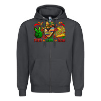 Smoke peace love tacos Zipper Hoodie - Zillion Design Studio