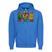 True Royal peace love tacos Zipper Hoodie - Zillion Design Studio