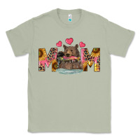 Matcha mom bear with sunflowers Classic Tee - RanaPortraitStore