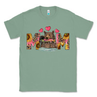 Sage mom bear with sunflowers Classic Tee - RanaPortraitStore