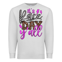 Dove Grey it's race day y'all Premium Sweatshirt - JahusDesignShop