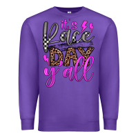 Purple it's race day y'all Premium Sweatshirt - JahusDesignShop