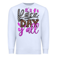 White it's race day y'all Premium Sweatshirt - JahusDesignShop