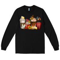 Black coffee cups rooster Long Sleeve Tee - texasbilliewilder
