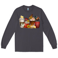 Smoke coffee cups rooster Long Sleeve Tee - texasbilliewilder