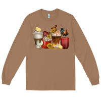 Toasted Coconut coffee cups rooster Long Sleeve Tee - texasbilliewilder
