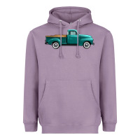 Lavender western truck right side view Heavyweight Hoodie - FaDigitalArtStudio