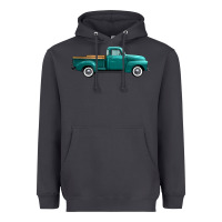 Smoke western truck right side view Heavyweight Hoodie - FaDigitalArtStudio