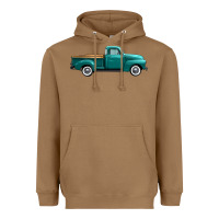 Toasted Coconut western truck right side view Heavyweight Hoodie - FaDigitalArtStudio