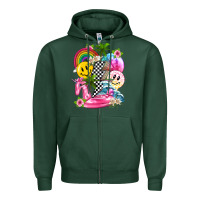 Summer Smile Face And Beach Vibes With Rainbow Tbw Zipper Hoodie | Teevron