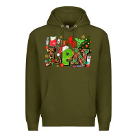 Army Green lpn christmas nurse with Premium Hoodie - AdoDesignShop
