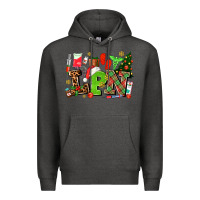 Charcoal Heather lpn christmas nurse with Premium Hoodie - AdoDesignShop