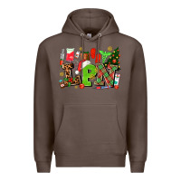 Coffee lpn christmas nurse with Premium Hoodie - AdoDesignShop