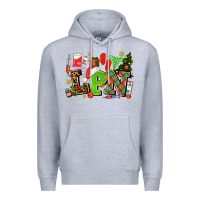 Heather Grey lpn christmas nurse with Premium Hoodie - AdoDesignShop