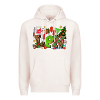 Pale Pink lpn christmas nurse with Premium Hoodie - AdoDesignShop
