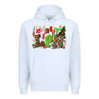 White lpn christmas nurse with Premium Hoodie - AdoDesignShop