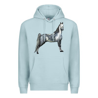 Blue Mist Tennessee Walking Horse Premium Hoodie - LillyAllenDesigns