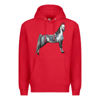 Red Tennessee Walking Horse Premium Hoodie - LillyAllenDesigns