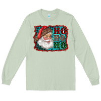 Matcha Santa Ho Ho Ho Long Sleeve Tee - RanaPortraitStore