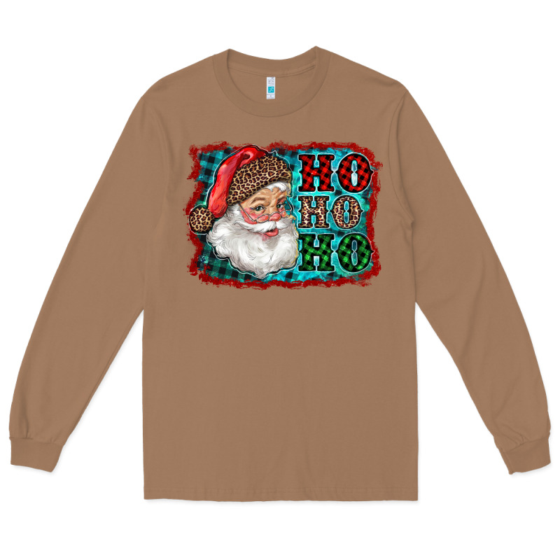 Santa Ho Ho Ho Long Sleeve Tee by RanaPortraitStore | Teevron