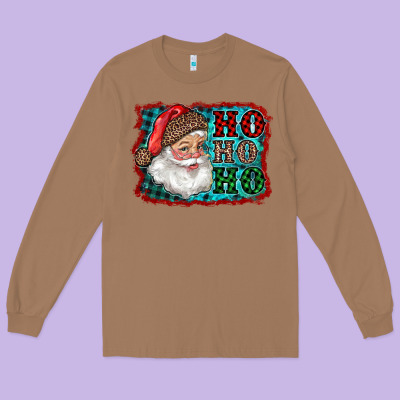 Long Sleeve Tee Santa Ho Ho Ho