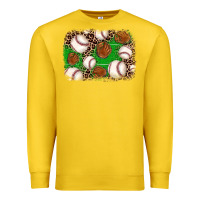 Lemon baseball glove background Premium Sweatshirt - JahusDesignShop