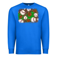 True Royal baseball glove background Premium Sweatshirt - JahusDesignShop