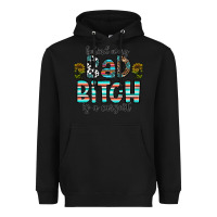 Black Behind Every Bad Bitch is a Carseat Heavyweight Hoodie - CowhideDigitalArt