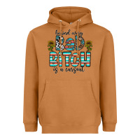 Meerkat Behind Every Bad Bitch is a Carseat Heavyweight Hoodie - CowhideDigitalArt