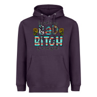 Plum Behind Every Bad Bitch is a Carseat Heavyweight Hoodie - CowhideDigitalArt