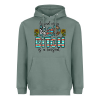Sage Behind Every Bad Bitch is a Carseat Heavyweight Hoodie - CowhideDigitalArt