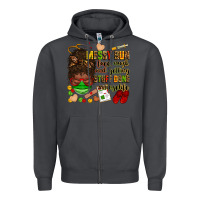 Smoke messy bun face mask & getting stuff done  #nurselife Zipper Hoodie - Zillion Design Studio