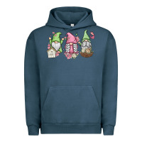 Pigment Midnight Navy spring gnomes Urban Hoodie - MaliasSmallBusiness