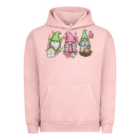 Pigment Salmon spring gnomes Urban Hoodie - MaliasSmallBusiness