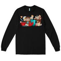 Black Nurse coffee cups Long Sleeve Tee - texasbilliewilder