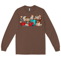Chestnut Nurse coffee cups Long Sleeve Tee - texasbilliewilder