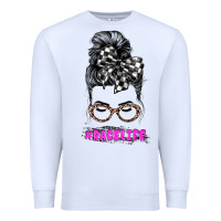 White racelife Premium Sweatshirt - JahusDesignShop