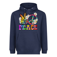 Navy lgbtq peace and sembols Heavyweight Hoodie - HRA Design Shop