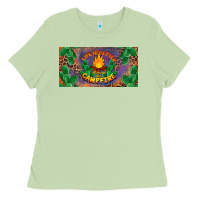 Matcha life is better around the campfire license plate Ladies Tee - BarkalooDesign