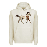 Oatmeal Heather Appaloosa Horse Premium Hoodie - LillyAllenDesigns
