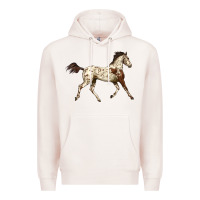 Pale Pink Appaloosa Horse Premium Hoodie - LillyAllenDesigns