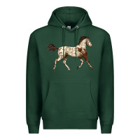 Sports Green Appaloosa Horse Premium Hoodie - LillyAllenDesigns