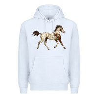 White Appaloosa Horse Premium Hoodie - LillyAllenDesigns