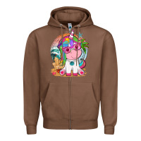 Chestnut summer unicorn tbw Zipper Hoodie - texasbilliewilder