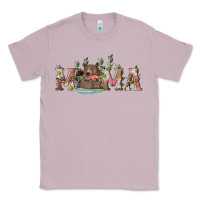 Lilac mama with bear and daisy Classic Tee - RanaPortraitStore